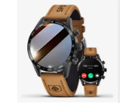 Smartwatch Foxbox Masculino com Pulseira de Couro
