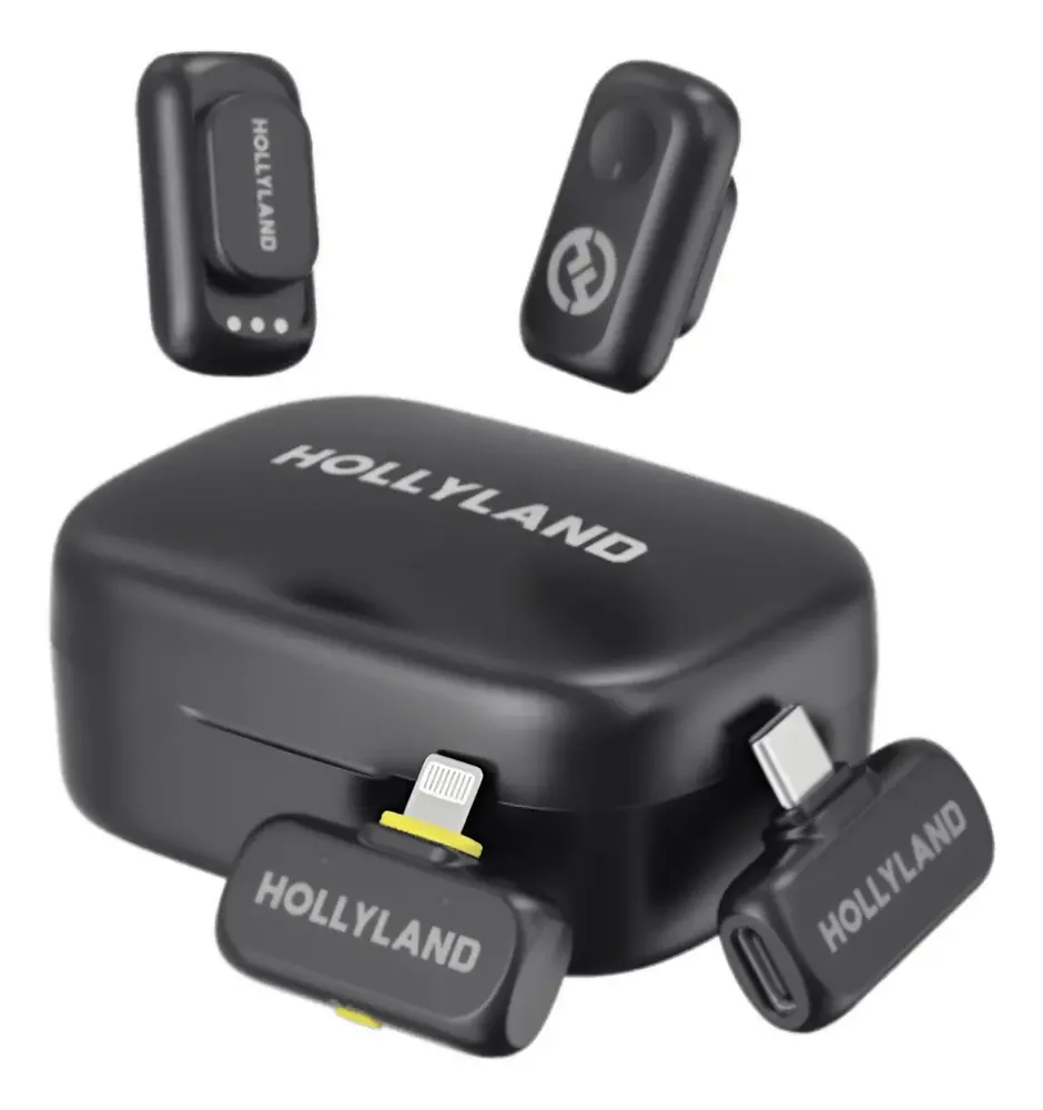 Microfone Sem Fio Lapela Hollyland Lark A1 Profissional