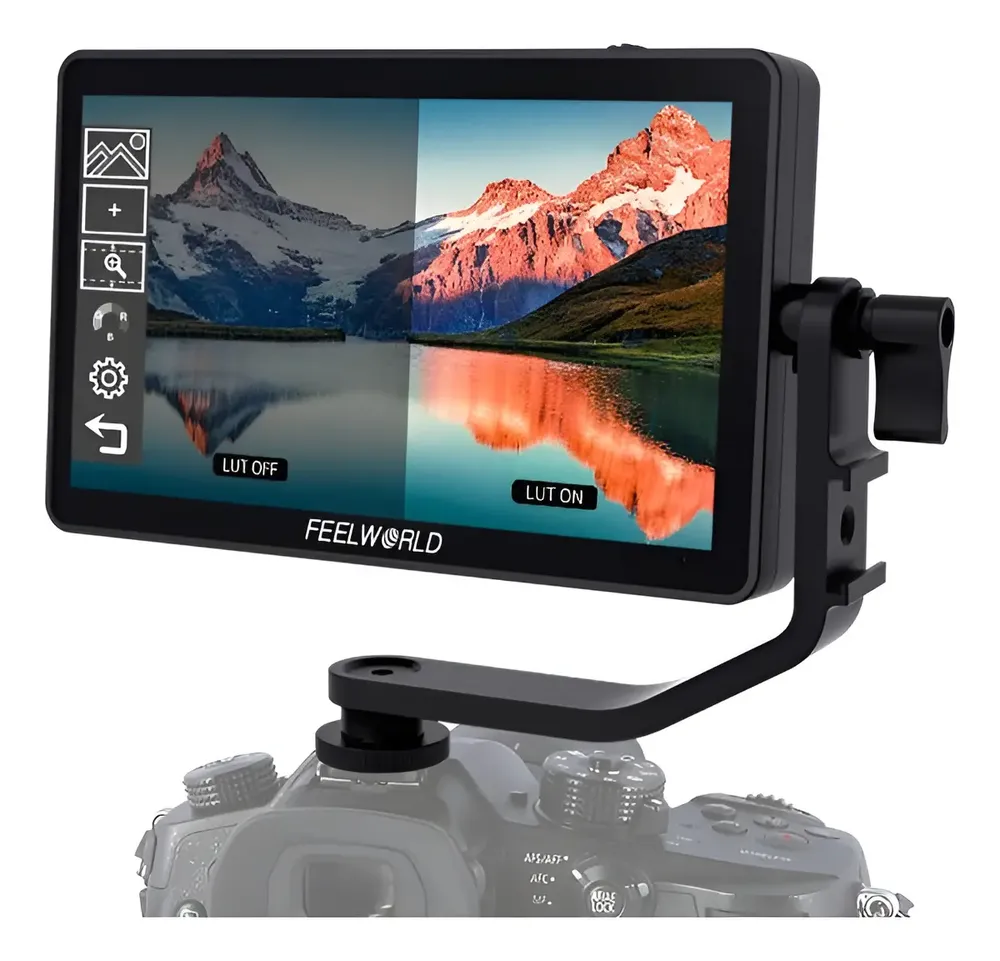 Monitor de Referência Feelworld F6 Plus V2 (6'' 4K com 3D LUTs)